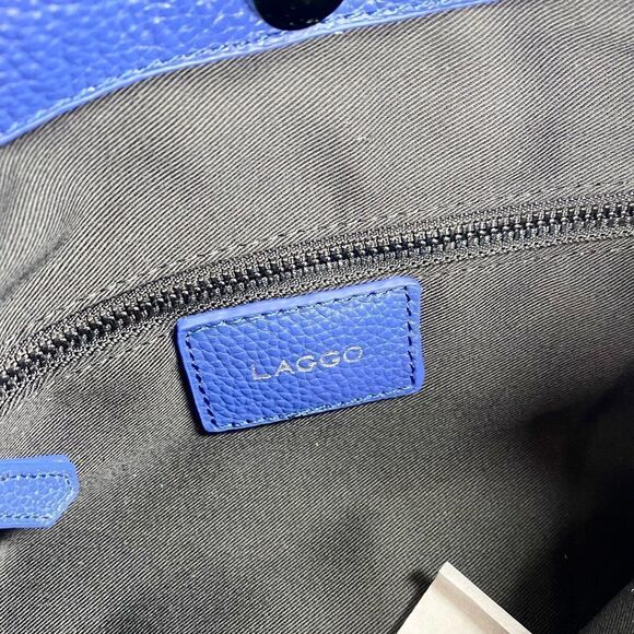 Laggo reed cobalt blue studded hobo purse NWT - Picture 6 of 12